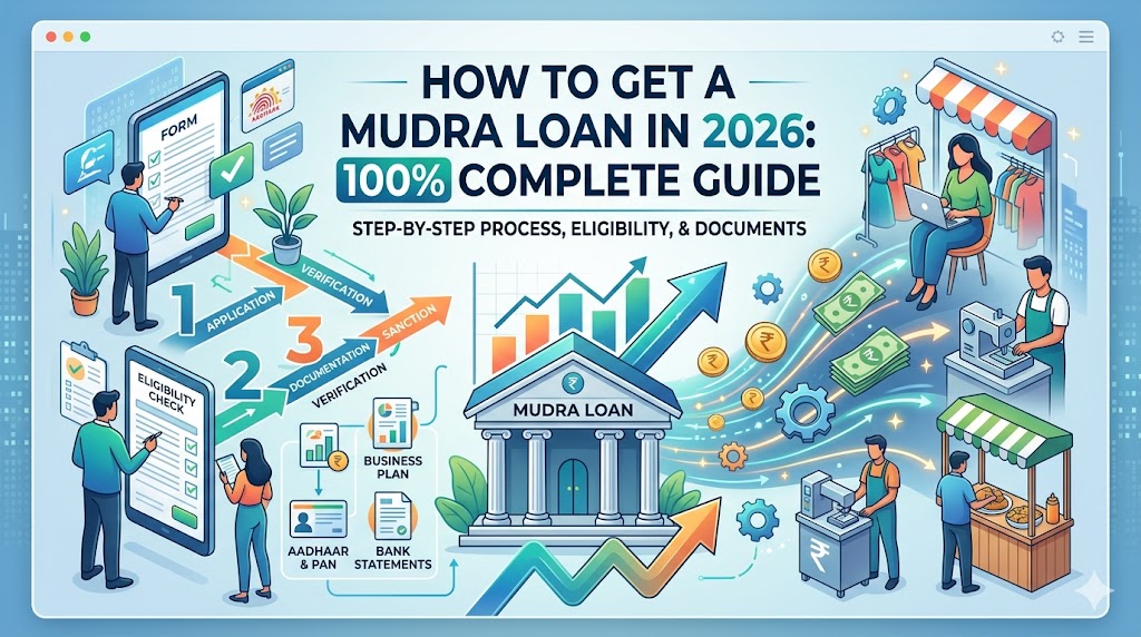 how to get mudra loan in 2026 100 percent