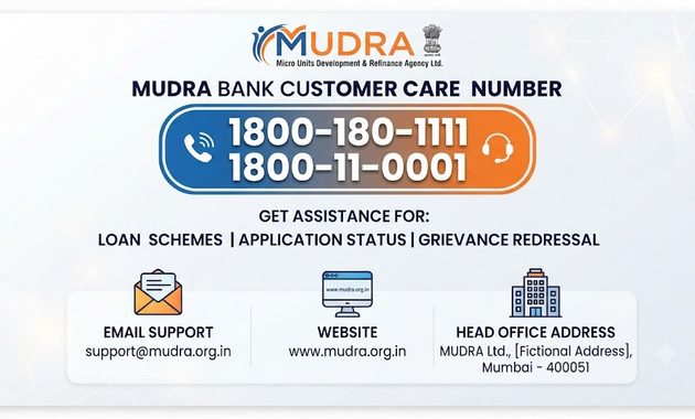 Mudra loan customer care number